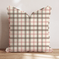 Bookbinder_s Check Throw Pillow throw pillow - Hillcroft Home