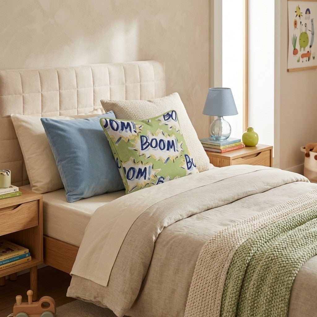 Boom! Throw Pillow - Hillcroft Home