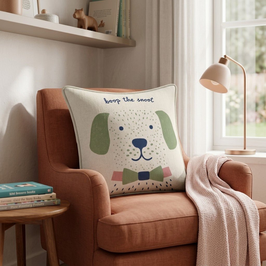 Boop the Snoot Throw Pillow - Hillcroft Home