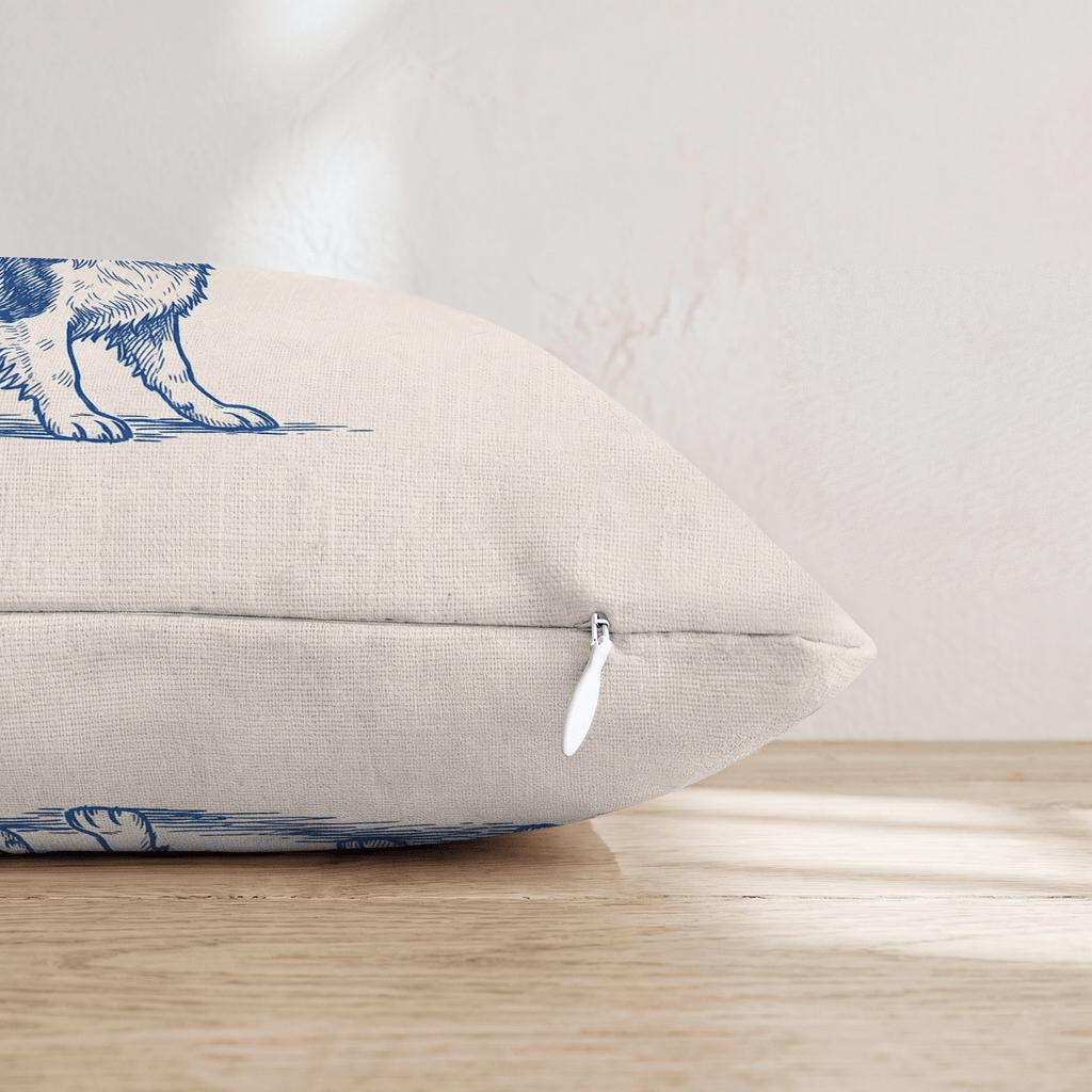 Border Collie Pickleball Throw Pillow - Hillcroft Home