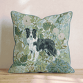 Border Collie Power Throw Pillow - Hillcroft Home