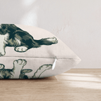 Border Collie Throw Pillow - Hillcroft Home