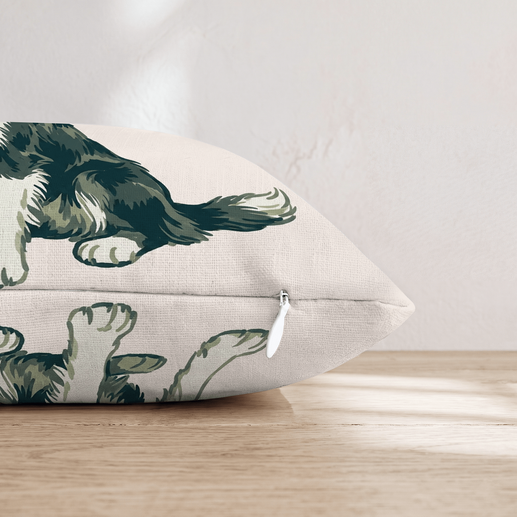 Border Collie Throw Pillow - Hillcroft Home