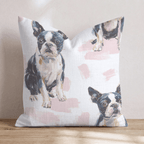 Boston Eyes Throw Pillow - Hillcroft Home