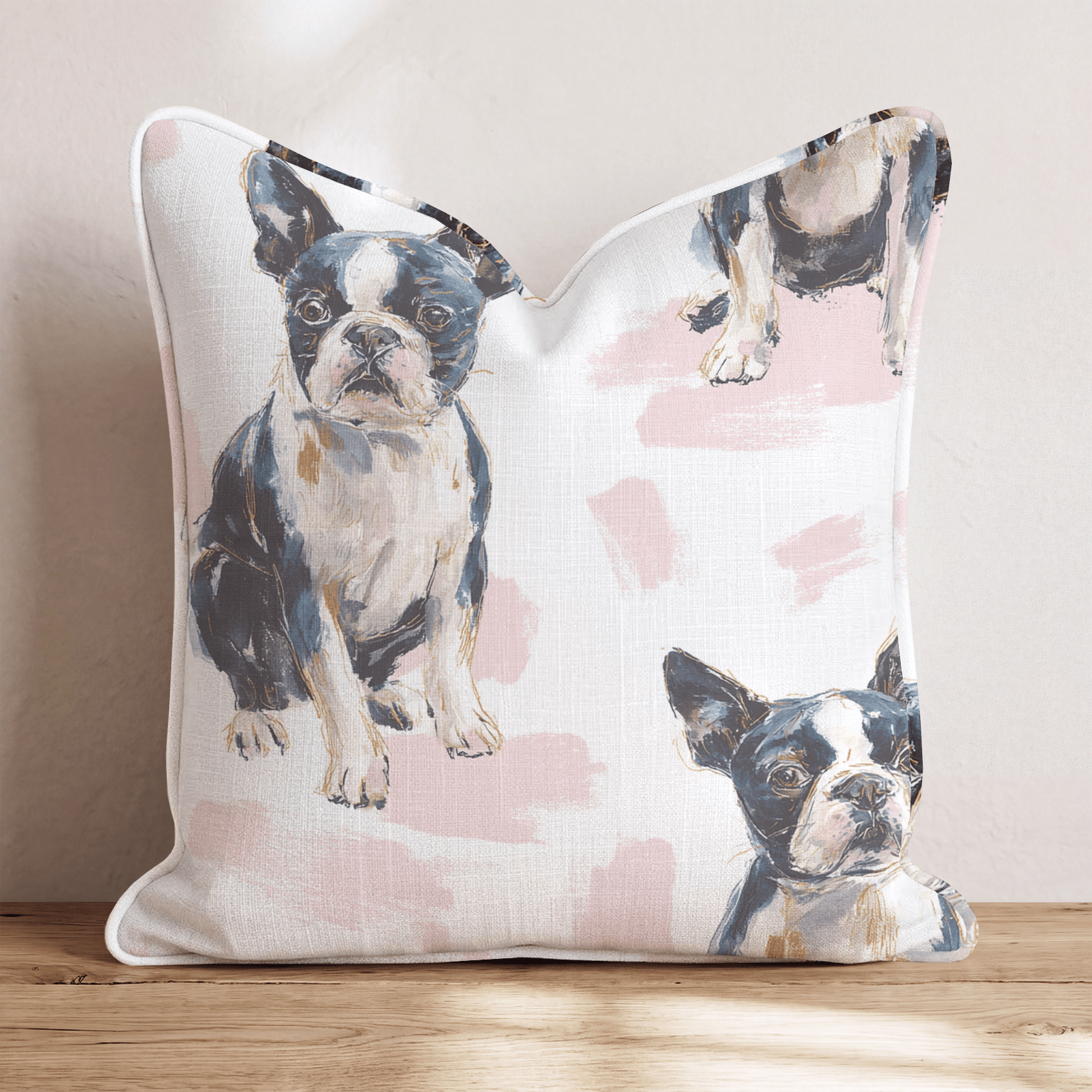Boston Eyes Throw Pillow - Hillcroft Home
