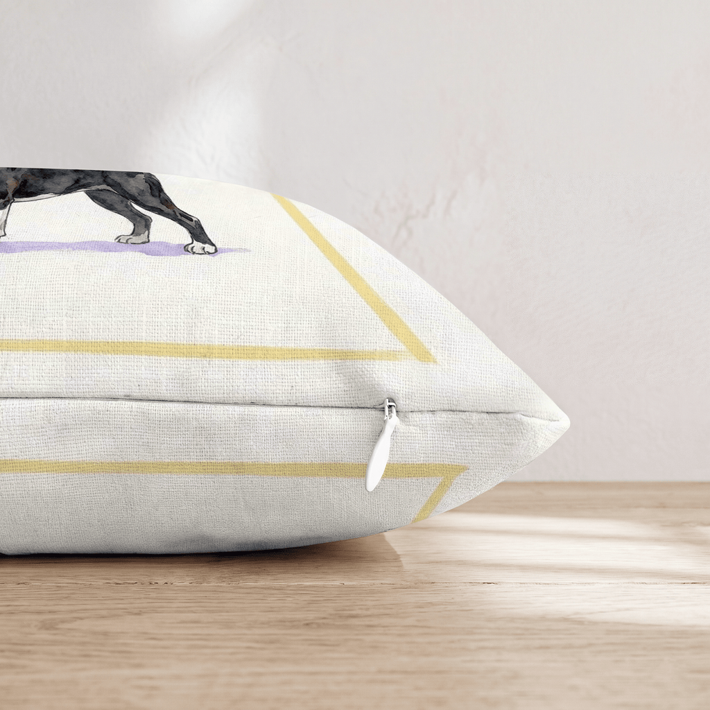 Boston Terrier Matcha Throw Pillow - Hillcroft Home