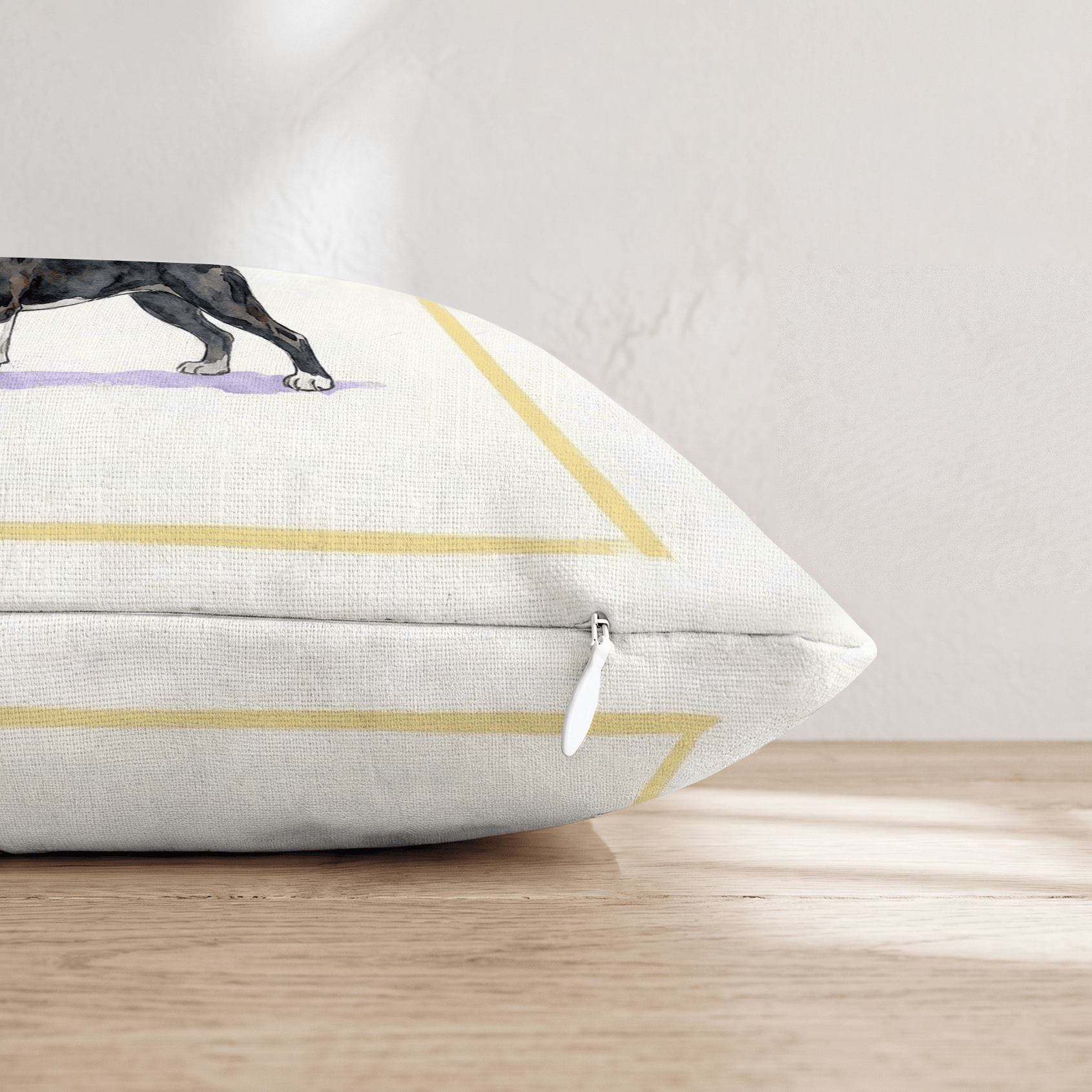 Boston Terrier Matcha Throw Pillow - Hillcroft Home