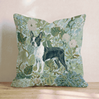 Boston Terrier Power Throw Pillow - Hillcroft Home