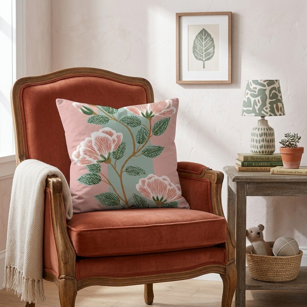 Botanical Beauty Throw Pillow - Hillcroft Home
