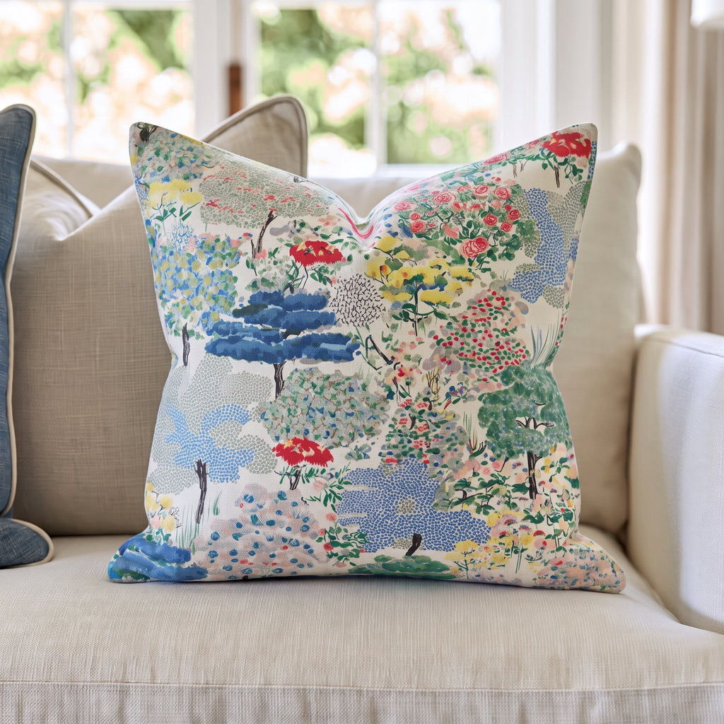 Botanical Bloom Throw Pillow throw pillow - Hillcroft Home