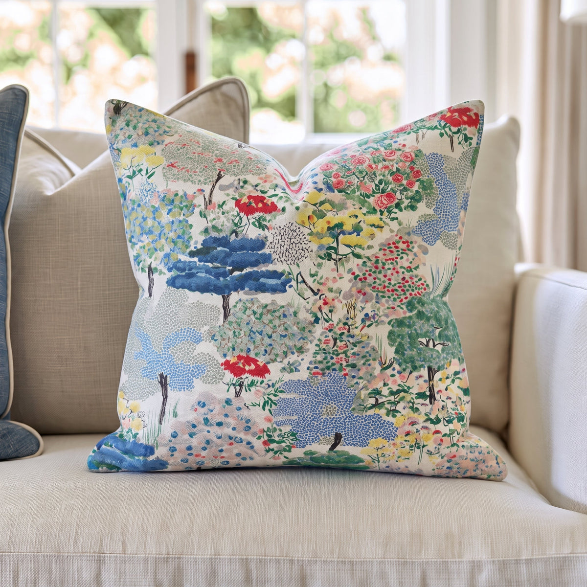 Botanical Bloom Throw Pillow throw pillow - Hillcroft Home