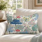 Botanical Bloom Throw Pillow throw pillow - Hillcroft Home