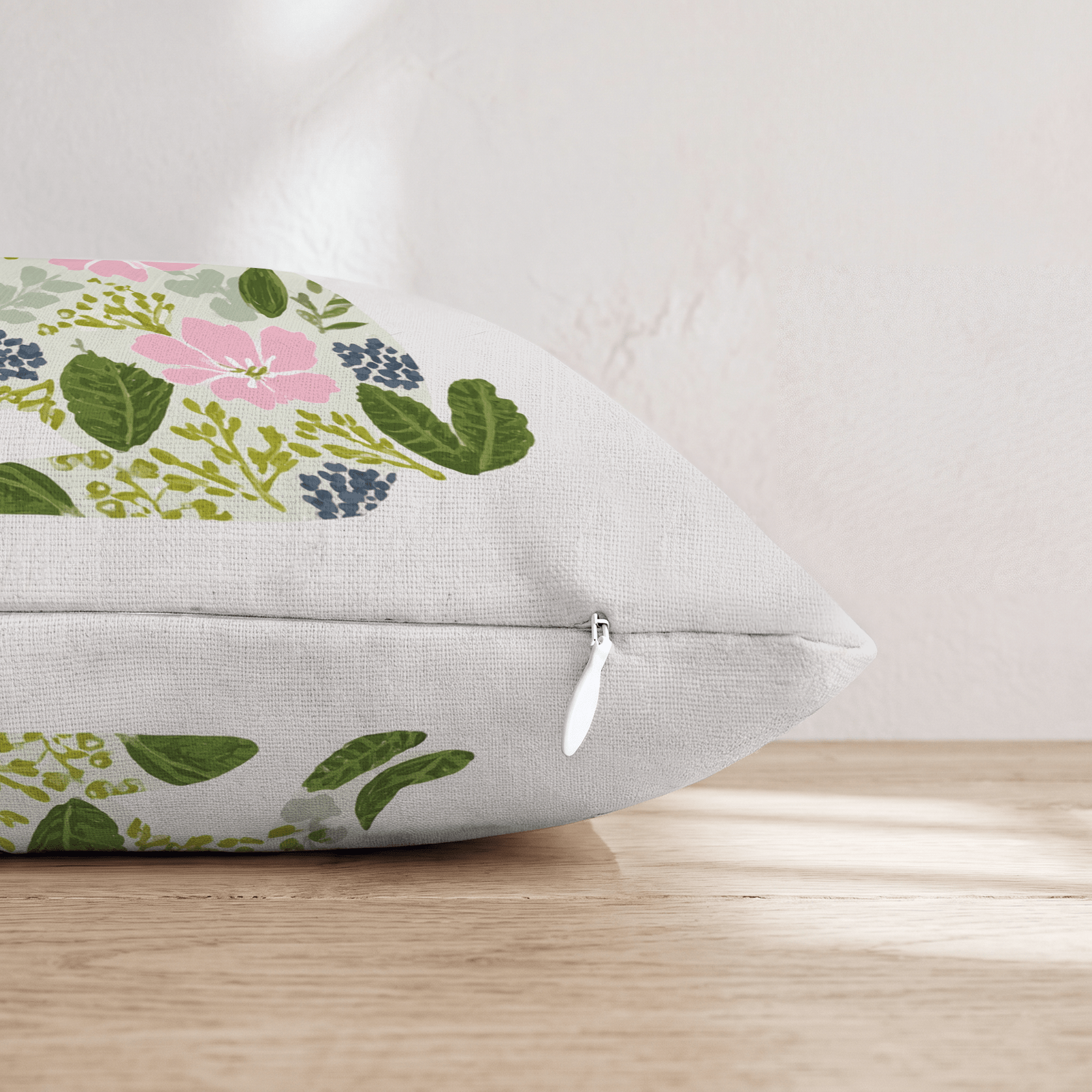 Botanical Bunny Throw Pillow - Hillcroft Home