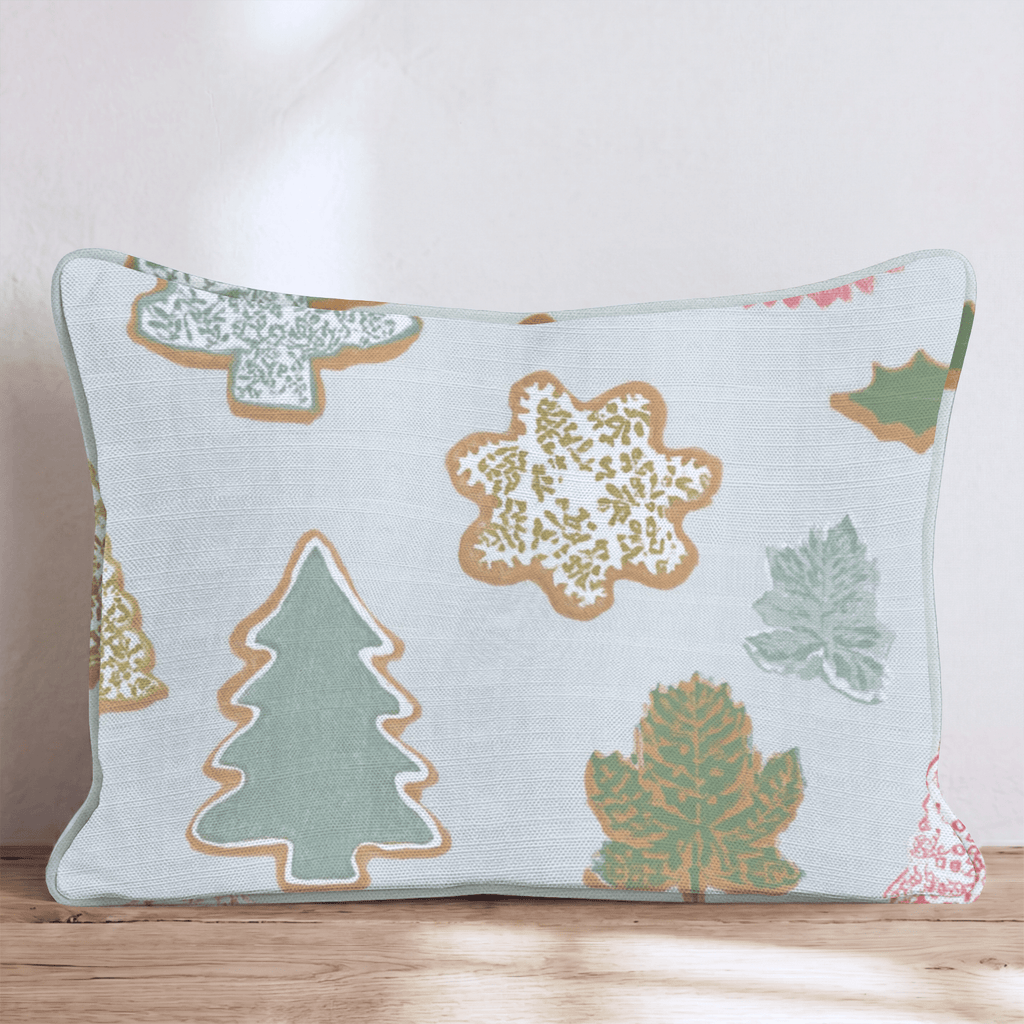 Botanical Cookie Sage Throw Pillow - Hillcroft Home