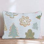 Botanical Cookie Sage Throw Pillow - Hillcroft Home