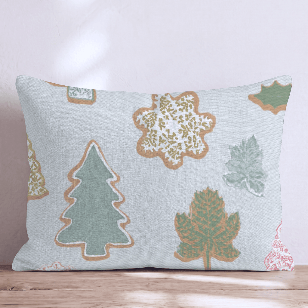 Botanical Cookie Sage Throw Pillow - Hillcroft Home