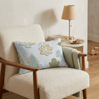 Botanical Cookie Sage Throw Pillow - Hillcroft Home