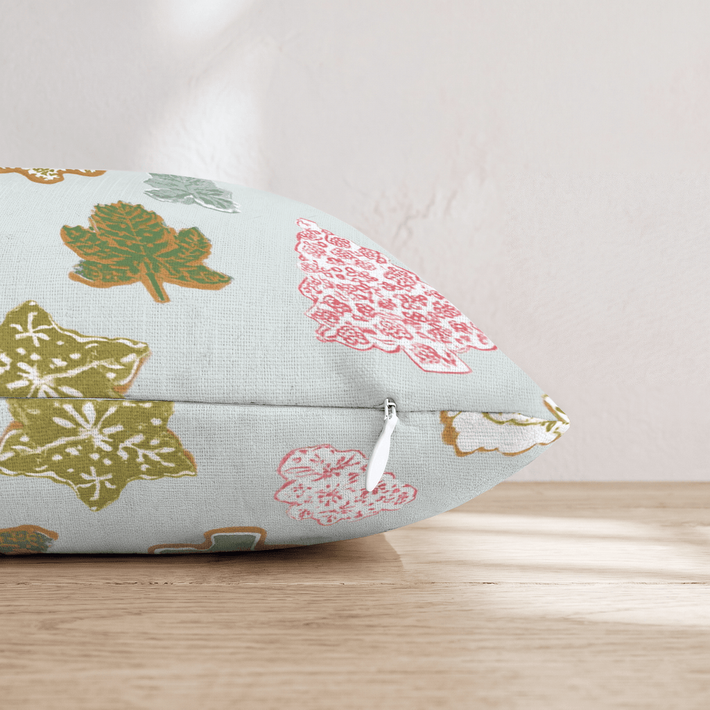 Botanical Cookie Sage Throw Pillow - Hillcroft Home