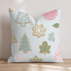 Botanical Cookie Sage Throw Pillow - Hillcroft Home