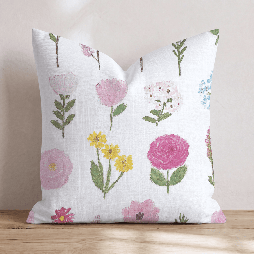 Botanical Garden Pop Throw Pillow - Hillcroft Home
