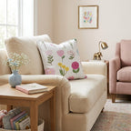 Botanical Garden Pop Throw Pillow - Hillcroft Home