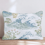 Botanical Waves Throw Pillow - Hillcroft Home