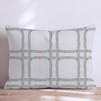 Bough Check Throw Pillow throw pillow - Hillcroft Home