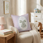 Bow Beautiful Throw Pillow - Hillcroft Home