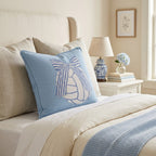 Bow Bouce Throw Pillow - Hillcroft Home
