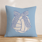 Bow Bouce Throw Pillow - Hillcroft Home