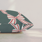 Bow Ho Ho Throw Pillow throw pillow - Hillcroft Home