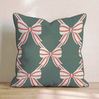 Bow Ho Ho Throw Pillow throw pillow - Hillcroft Home