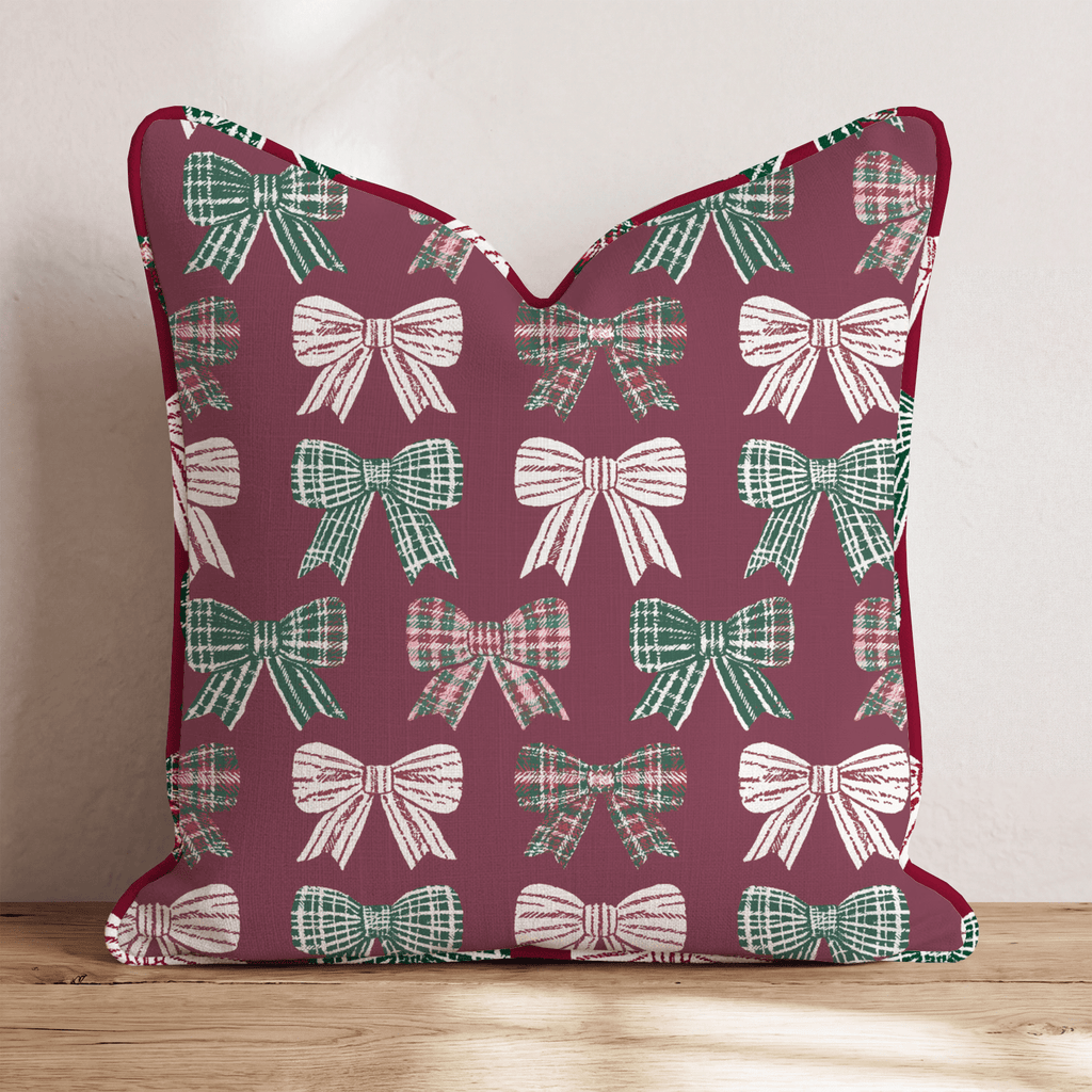 Bow Me Away Throw Pillow throw pillow - Hillcroft Home