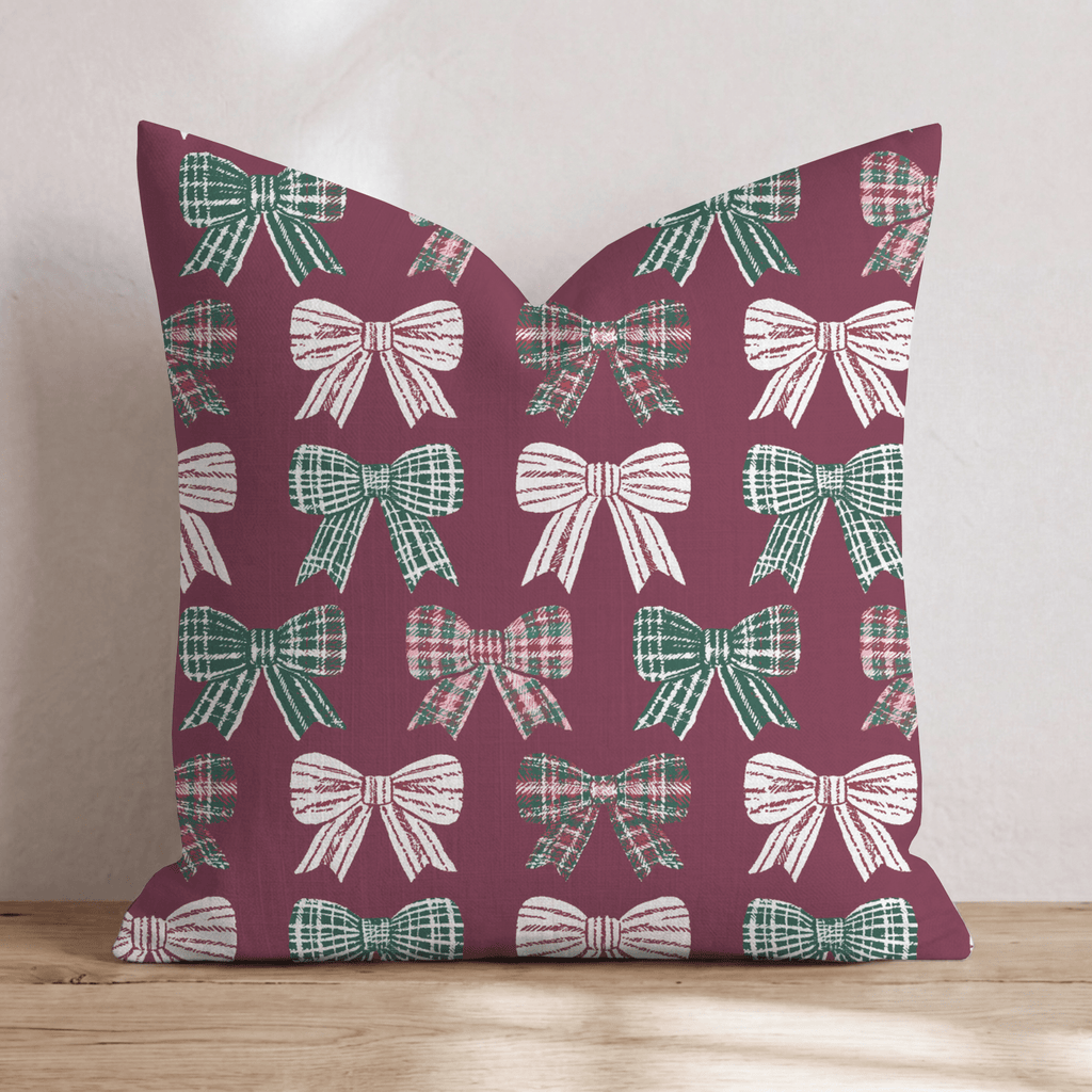 Bow Me Away Throw Pillow throw pillow - Hillcroft Home
