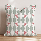 Bow-n Voyage Throw Pillow throw pillow - Hillcroft Home
