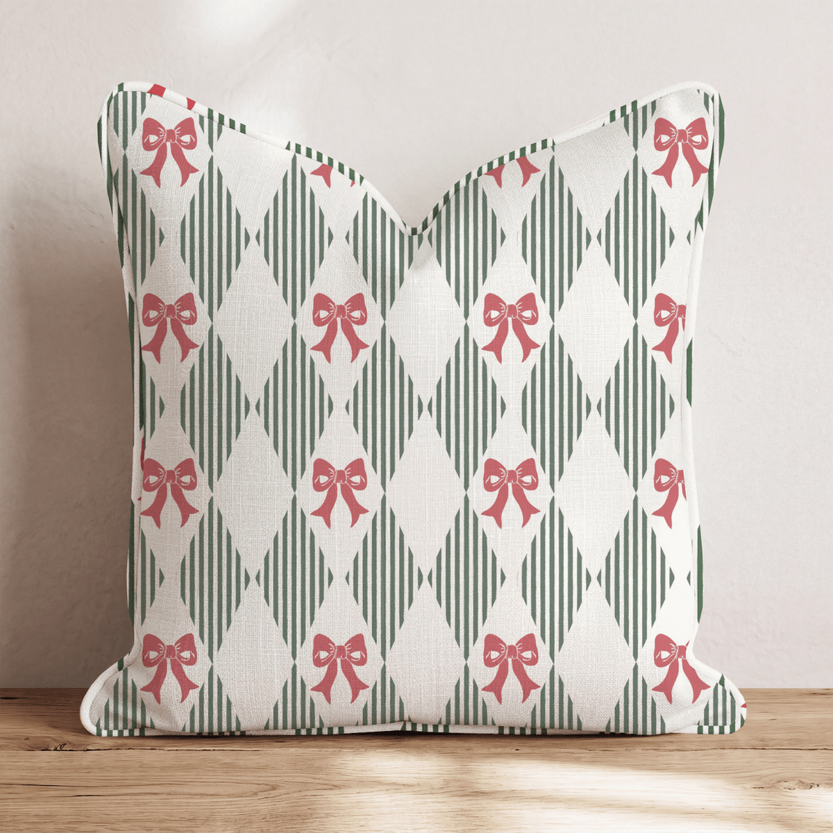 Bow-n Voyage Throw Pillow throw pillow - Hillcroft Home
