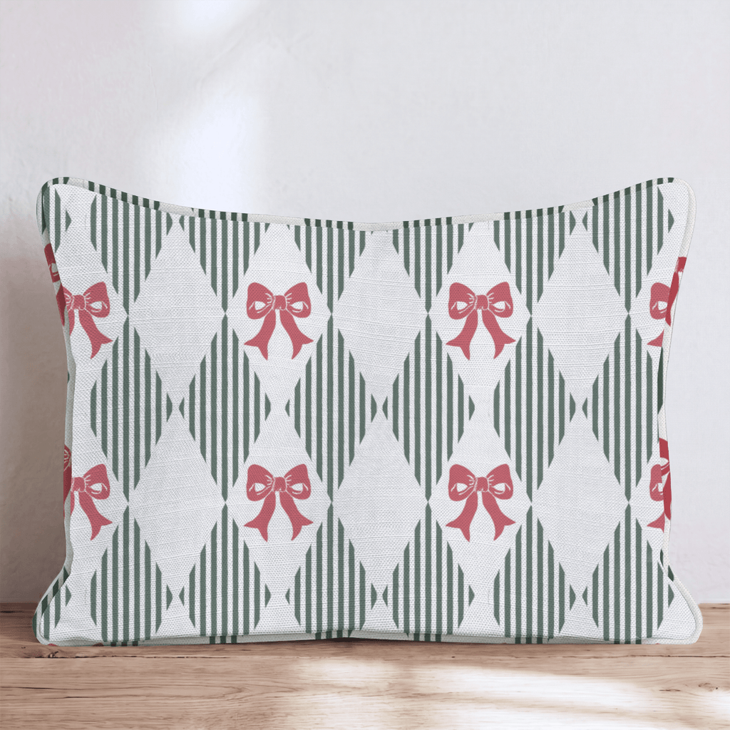 Bow-n Voyage Throw Pillow throw pillow - Hillcroft Home