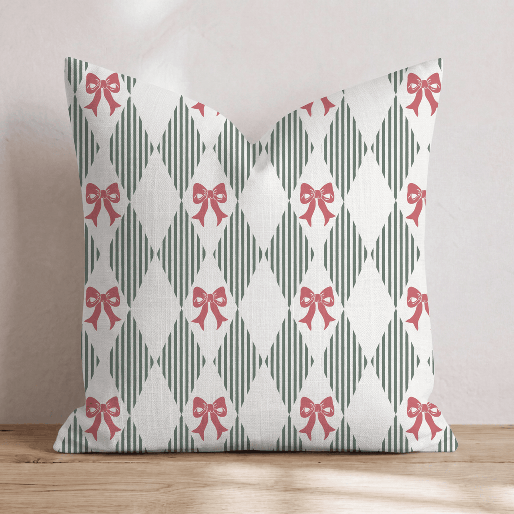 Bow-n Voyage Throw Pillow throw pillow - Hillcroft Home