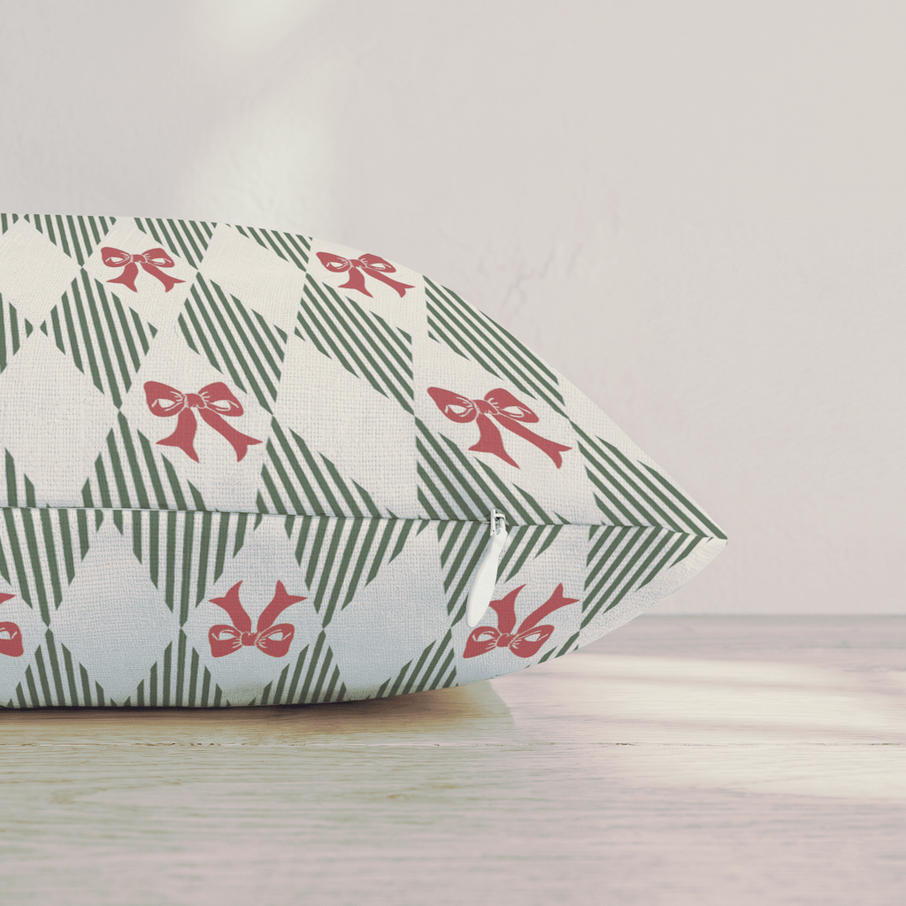 Bow-n Voyage Throw Pillow throw pillow - Hillcroft Home