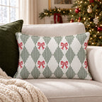 Bow-n Voyage Throw Pillow throw pillow - Hillcroft Home