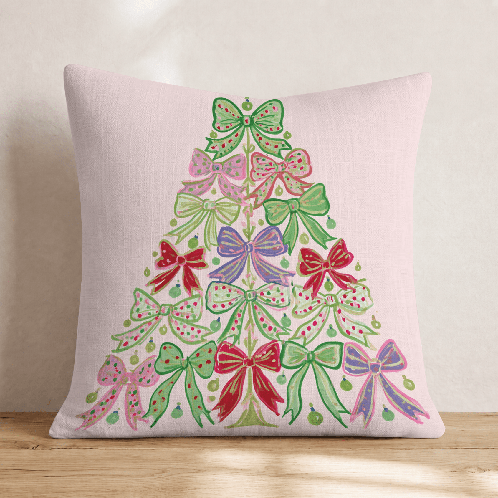 Bow Tree Throw Pillow - Hillcroft Home