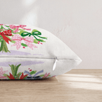 Bow Trimmed Tree Throw Pillow - Hillcroft Home
