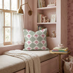 Bows and Stripes Throw Pillow - Hillcroft Home