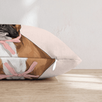 Boxer Portrait Throw Pillow - Hillcroft Home
