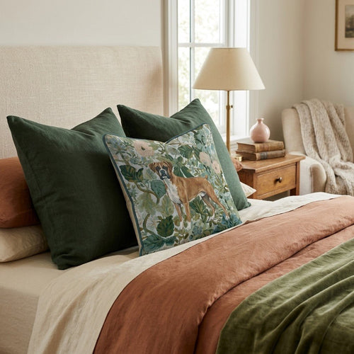 Boxer Power Throw Pillow - Hillcroft Home
