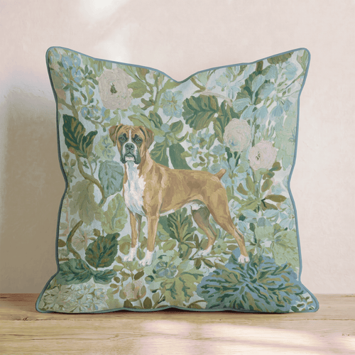 Boxer Power Throw Pillow - Hillcroft Home