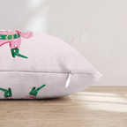 Boxing Santa Gloves Throw Pillow - Hillcroft Home