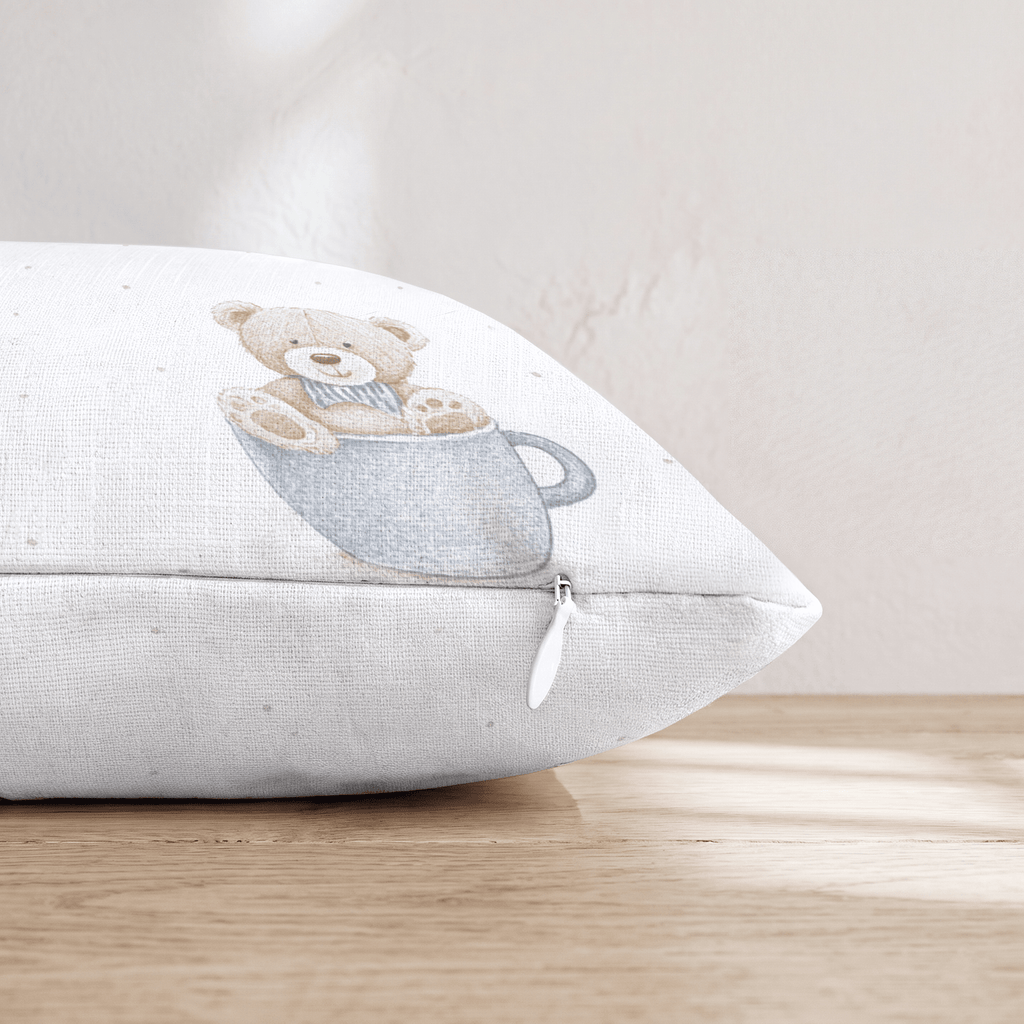 Boy Bear Bear Throw Pillow - Hillcroft Home