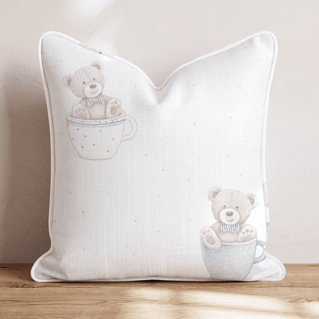 Boy Bear Bear Throw Pillow - Hillcroft Home