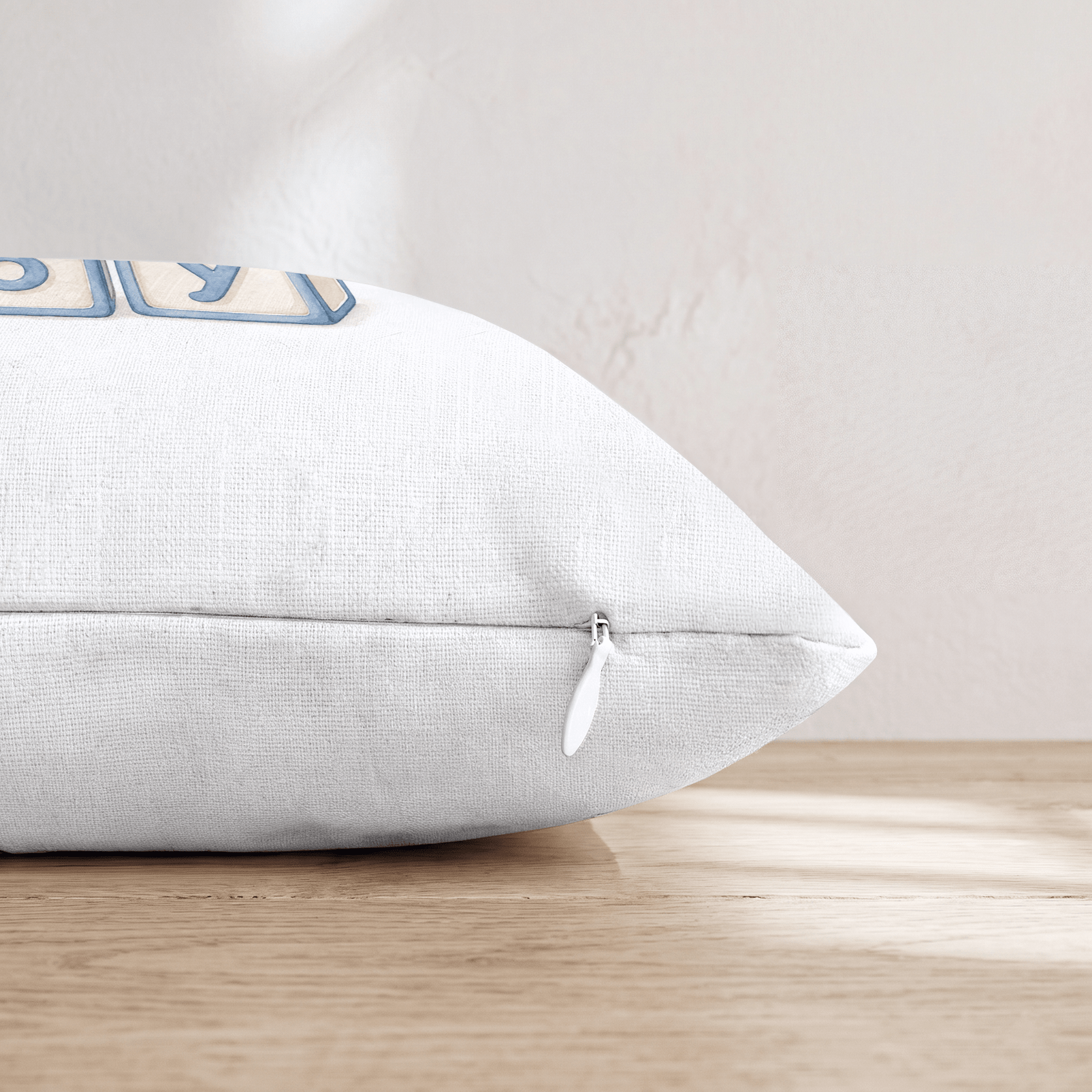 Boy Blocks Throw Pillow - Hillcroft Home